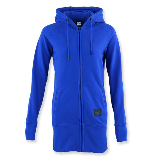 Kora Long Zipup Hoodie Royal Blue