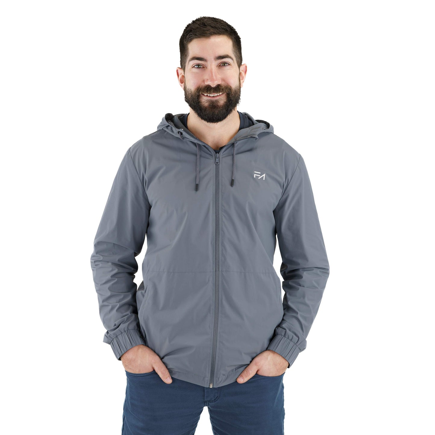 Lux Zipup Jacket Grey