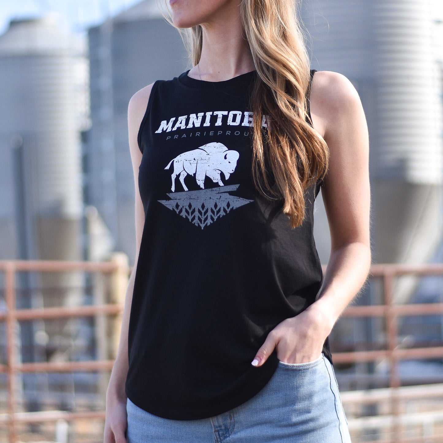 Ladies - Manitoba 7.0 Scoop Tank - Black