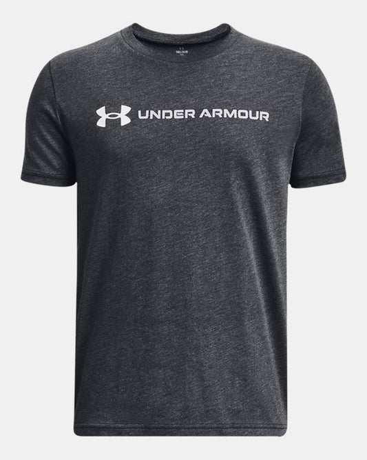 Boy's UA Logo Wordmark Short Sleeve