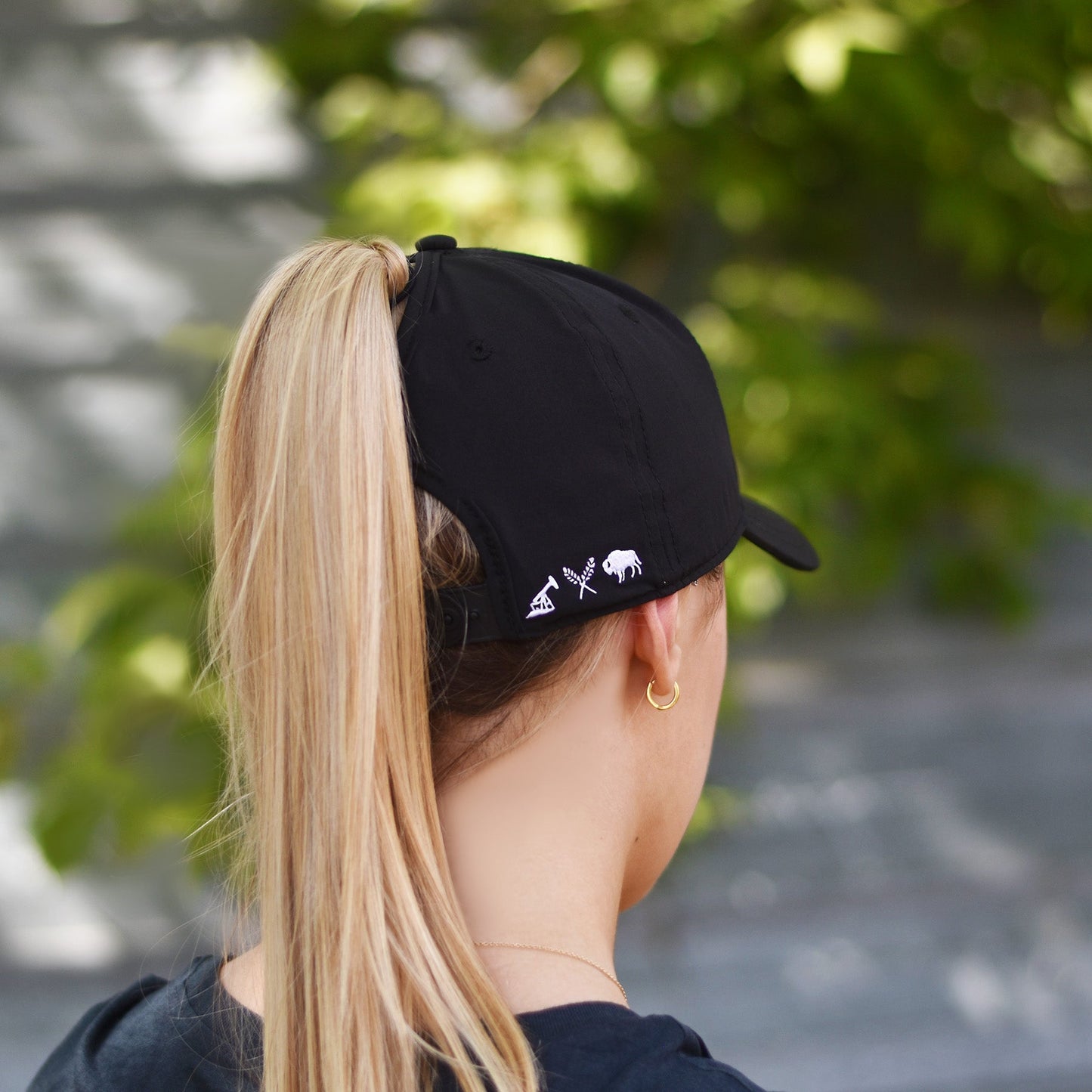 Unisex - Manitoba 5.0 Ponytail Snapback - Black