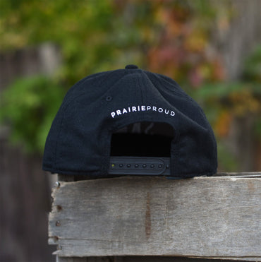 Unisex - Manitoba Canada Snapback - Black Flannel