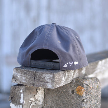 Unisex - Home Quarter Snapback - Charcoal