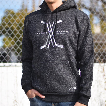 Unisex - Sticks in the Middle Hood - Heather Charcoal