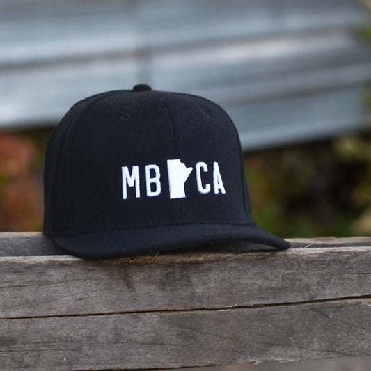 Unisex - Manitoba Canada Snapback - Black Flannel