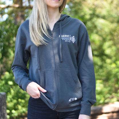 Unisex - Sheaf 2.0 Zip Hood- Smoke