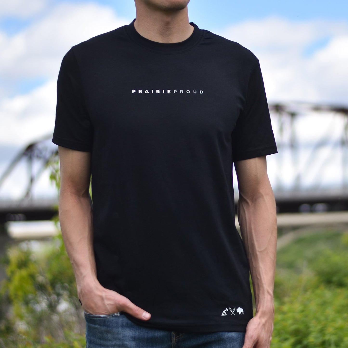 Mens - Staple Athletic Crew T - Black