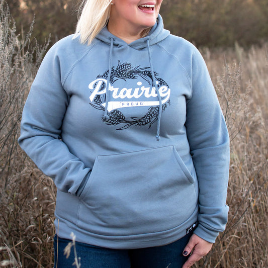 Ladies - Wreath Hood - Dusty Blue