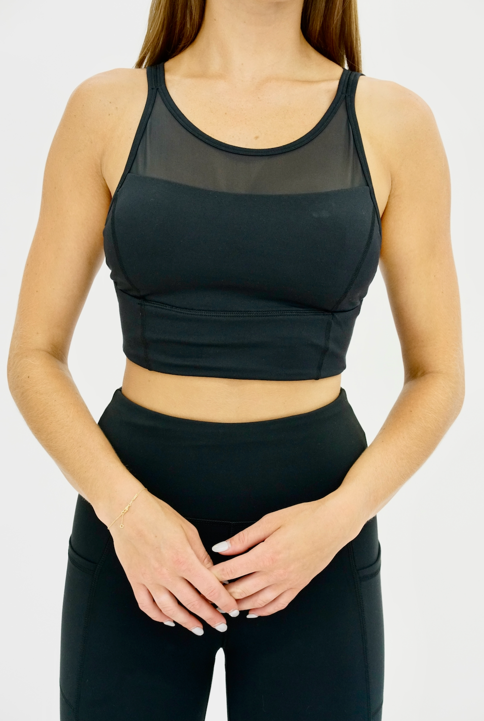 Mesh Sports Bra Top