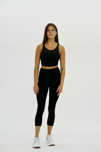 Mesh Sports Bra Top