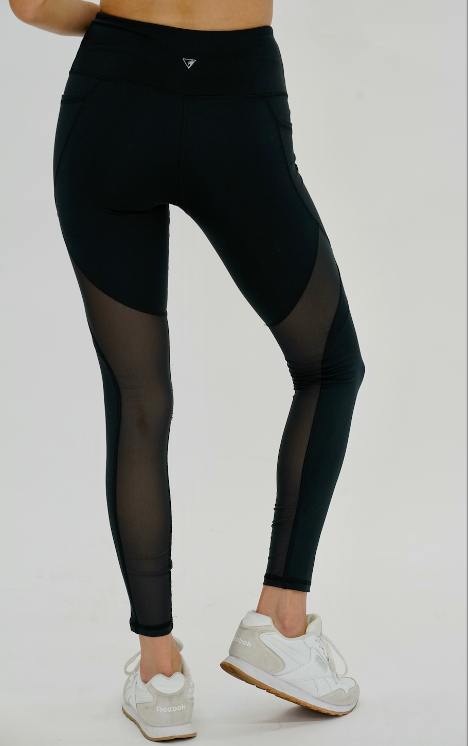 High-Rise Mesh Legging With Pockets