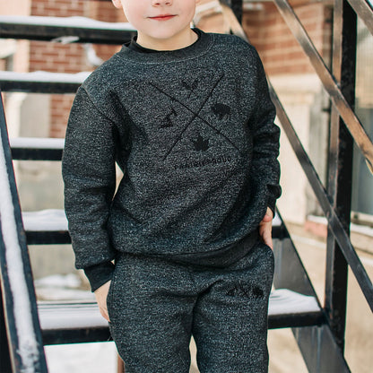 Kids / Youth - Icon Sweats - Heather Charcoal