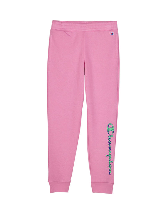 Girl's Youth Marble Script Logo Powerblend Fleece Joggers - 24.5"