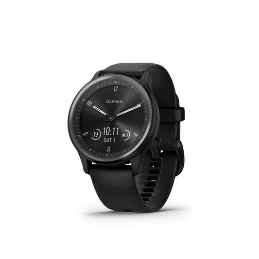 Vívomove® Sport, Black Case and Silicone Band With Slate Accents