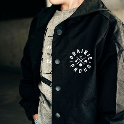 Youth - Axle Button Up Jacket - Black