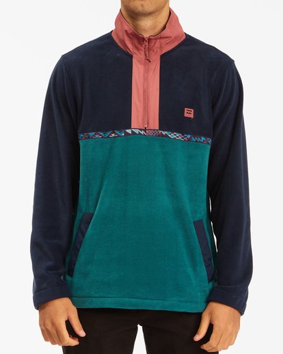 BOUNDARY LITE HALF ZIP MOCK NECK FLEECE