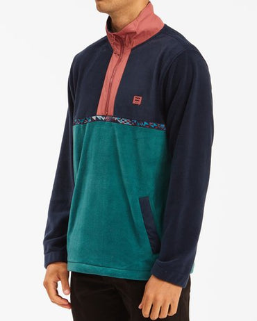 BOUNDARY LITE HALF ZIP MOCK NECK FLEECE