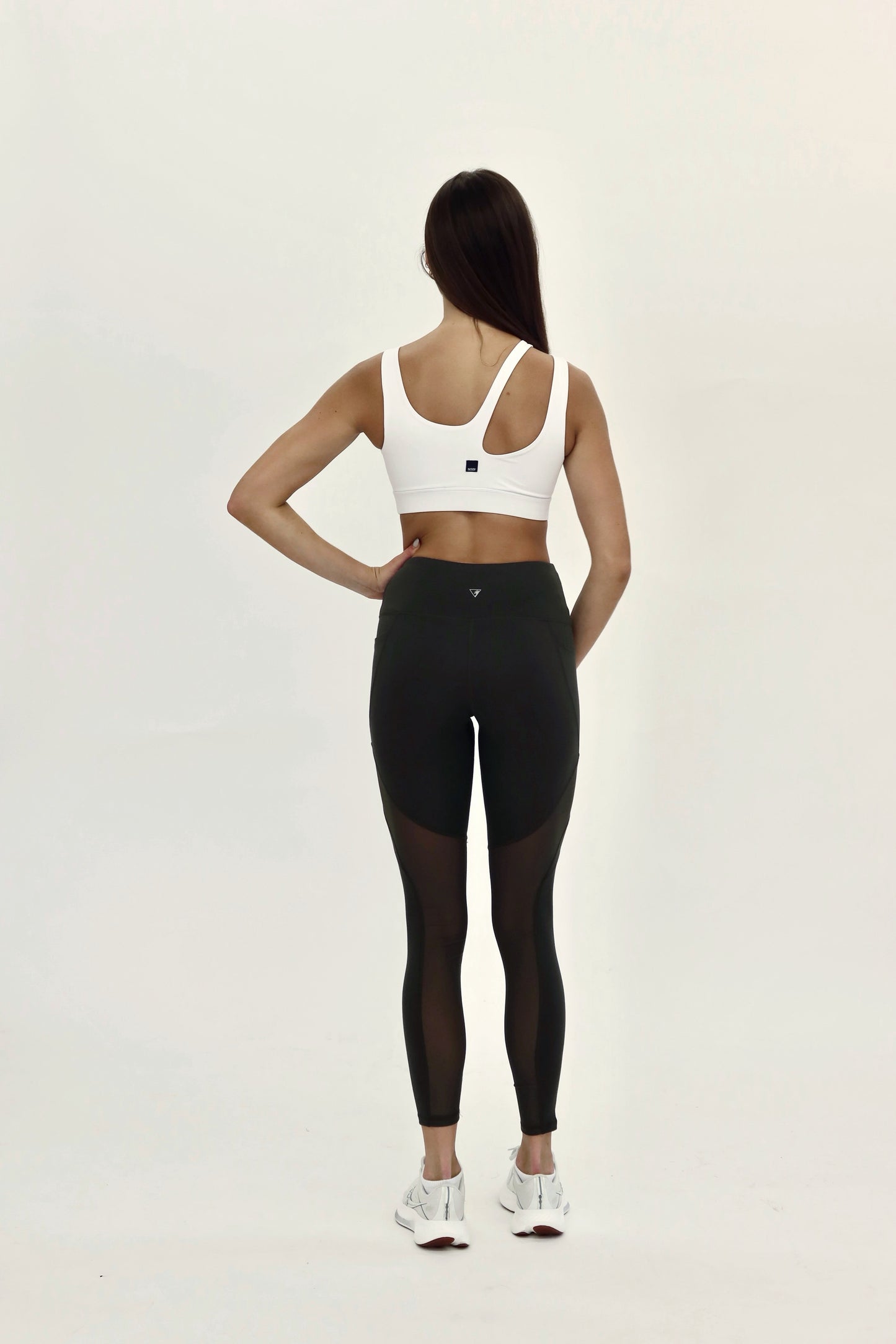 High-Rise Mesh Legging With Pockets