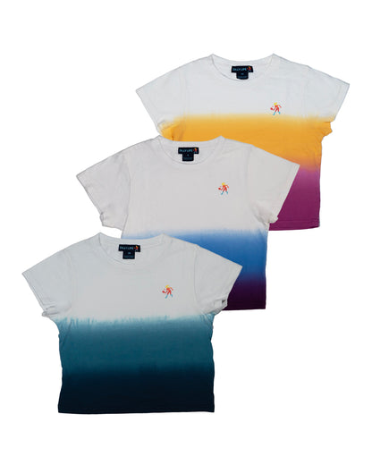 Dip Dye Cotton Blend Tee