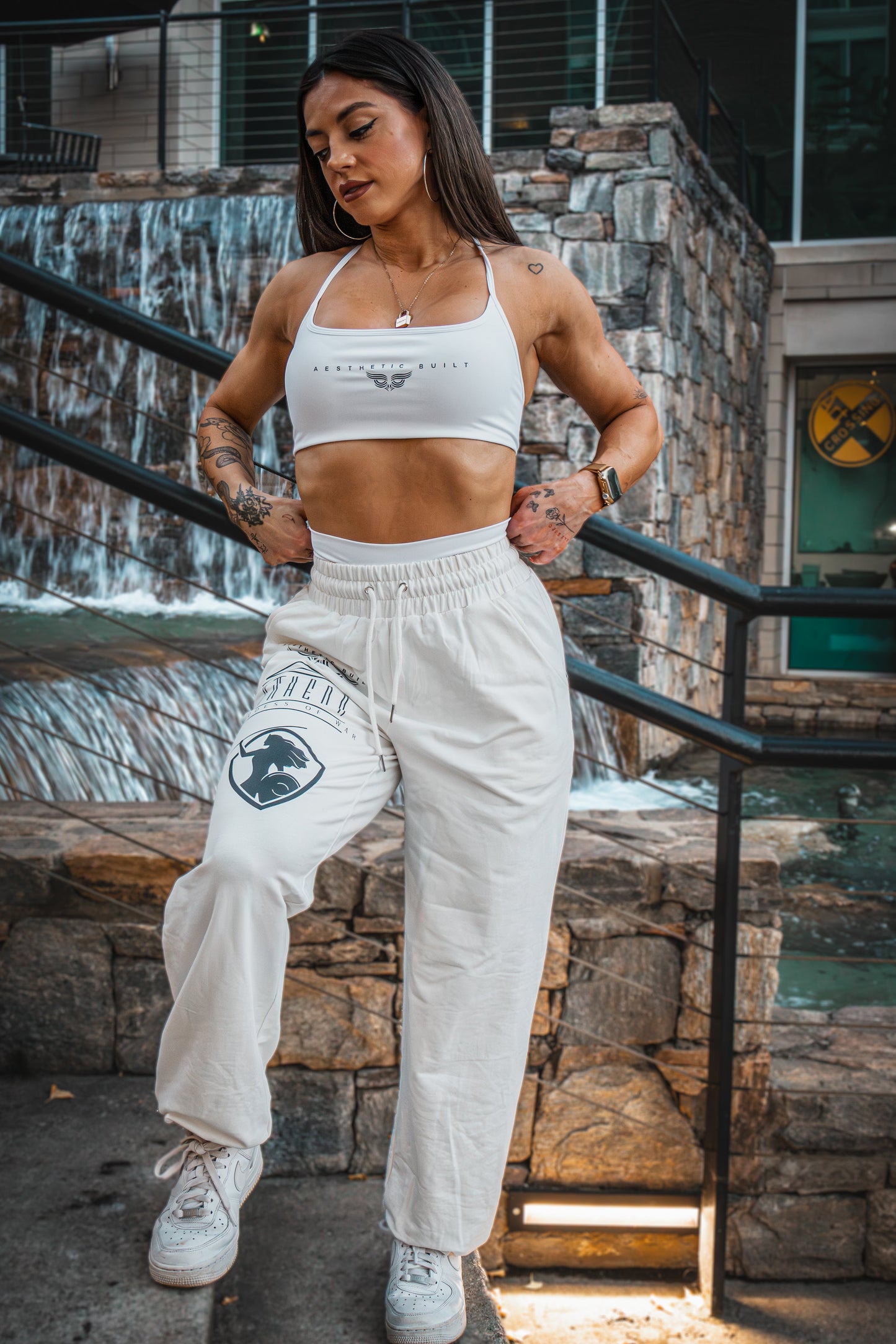 Ivory Athena Joggers