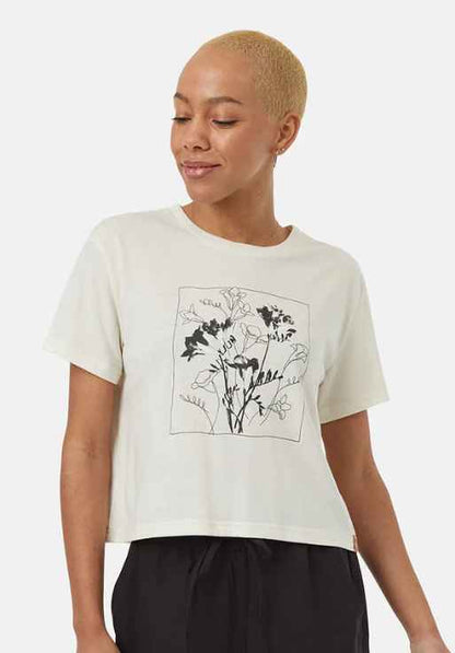 Women's Floral Crop T-Shirt