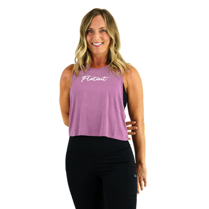 Flow Crop Racerback Mauve