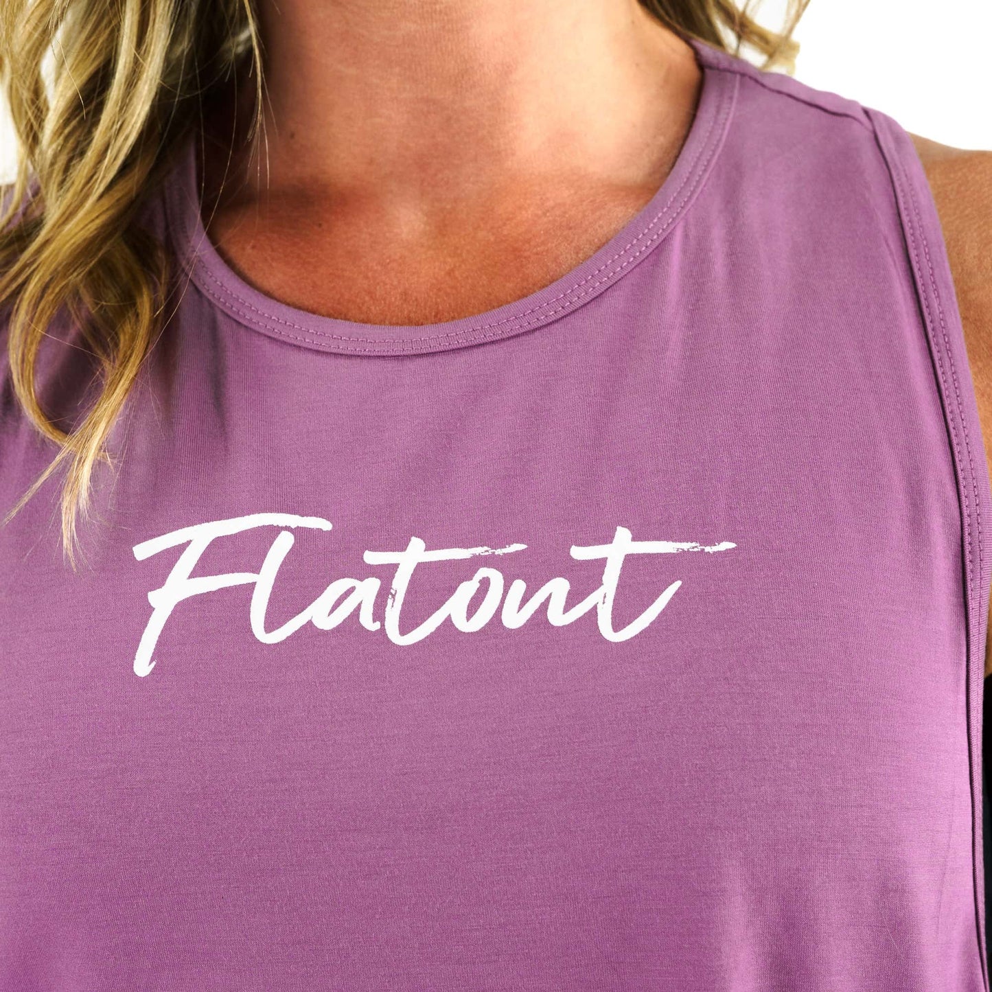 Flow Crop Racerback Mauve