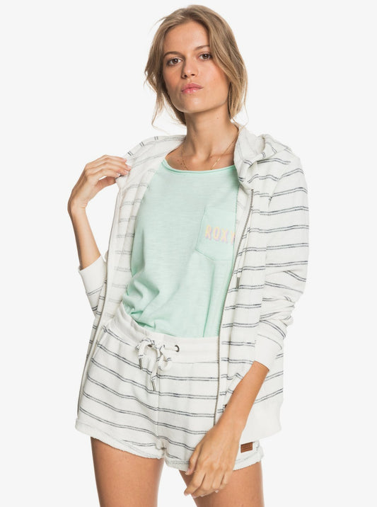 Women's Perfect Wave Stripes Zip-Up Hoodie