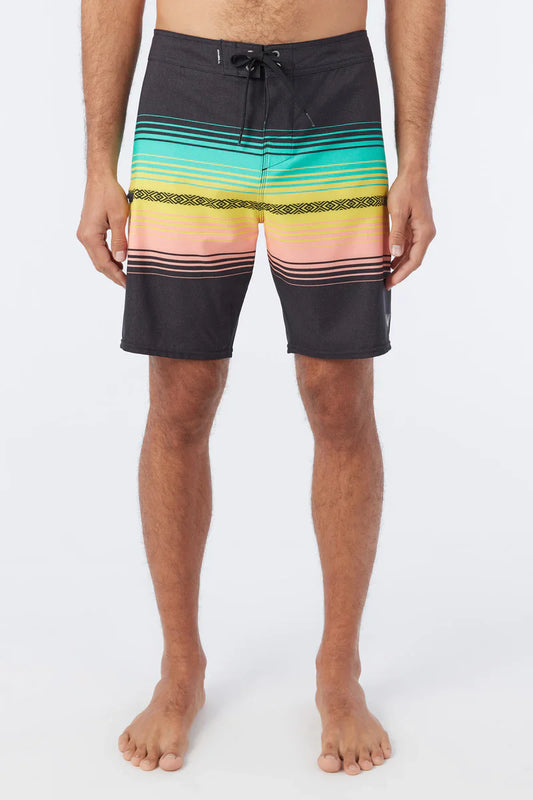 Men's Hyperfreak Heat Stripe Boardshorts