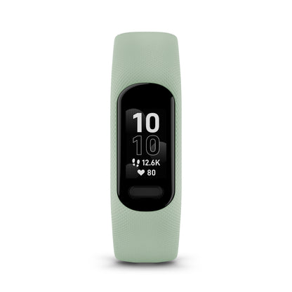 Garmin Vívosmart® 5 - Black Case With Cool Mint Silicone Band