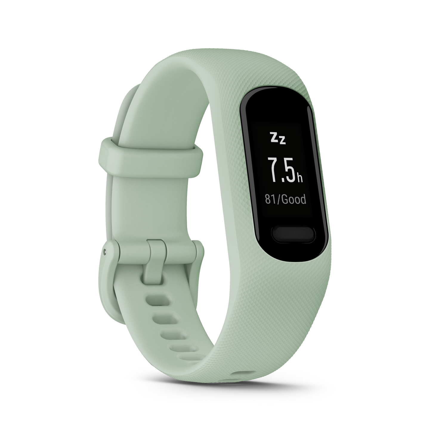 Garmin Vívosmart® 5 - Black Case With Cool Mint Silicone Band